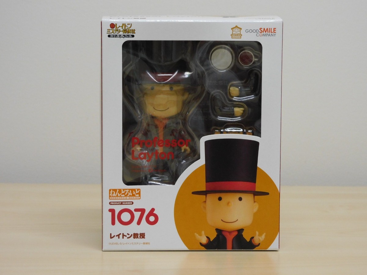 GSC Nendoroid Professor Layton 1076 Figure Authentic Anime 