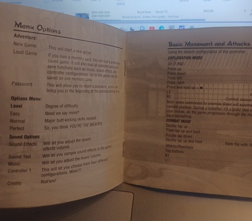 🔥¡SOLO FOLLETO DE INSTRUCCIONES ARMA PERFECTA! Playstation PS1 MANUAL Envío GRATIS🦊 - Imagen 3 de 3
