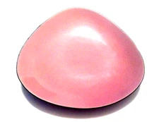 Rare Vintage Pink Cosmic Plate 1950-1960 Triangular Retro Triangle Candy Dish