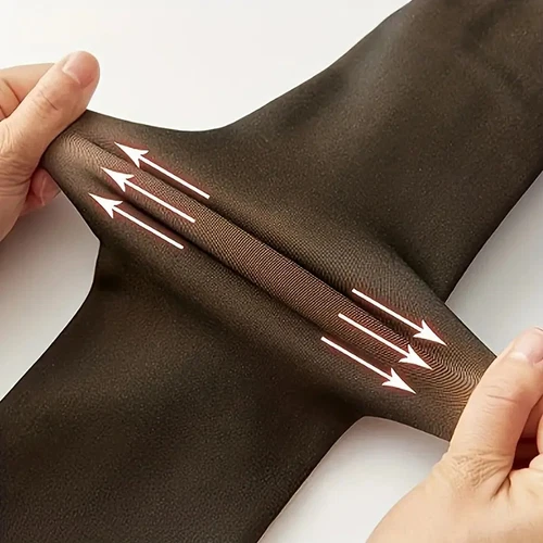 Medias de cintura alta Mujeres Pantys translúcidos falsos Medias térmicas - Bild 9 von 23