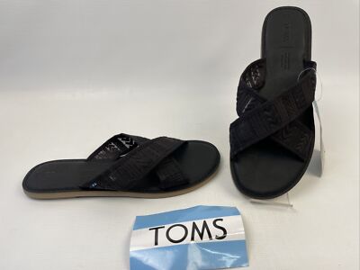 10013442 Women s Toms Viv Sandal Black Size 7.5 New With Tags NWT NWOB