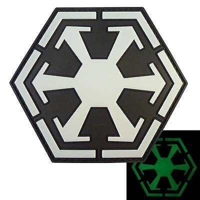 Star Wars Sith Empire Logo Old Republic Pvc Glow Dark Rubber