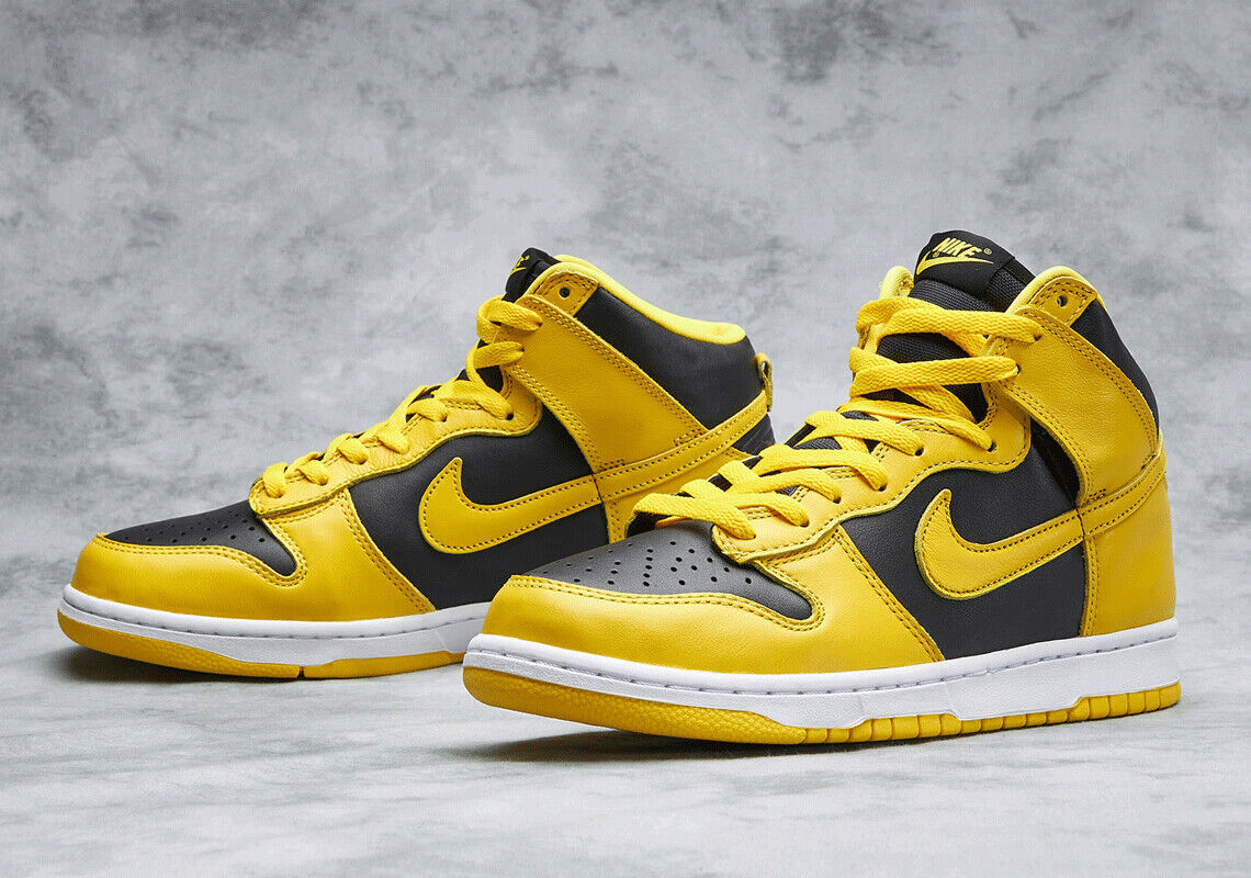 Nike Dunk High SP Maize Size 11 12 14 CZ8149 002 Black Varsity Maize  Skateboard