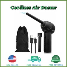 Portable Mini Electric Air Duster Blower 6000mAh Keyboard Clean Battery Reusable