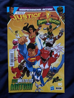 Dc Team Up: Justice League /Mighty Morphin Power Rangers #5 Bagged & Boarded