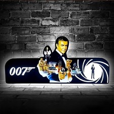 Rare 007 James Bond Pinball Topper Light Box ...