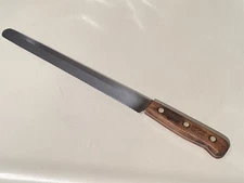 Chicago Cutlery BT10 Bread Knife 10” Blade Wood Handle