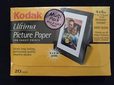 3 pk bundle Kodak Ultima Picture Paper 4x6 20-Sheet Photo High Gloss Inkjet New
