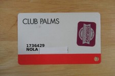 Palms Hotel Casino Las Vegas NV Club Player's Slot Card 50 Rewards Nola 
