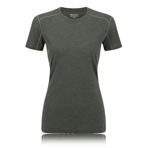 Montane Primino 140 Womens Grey Short Sleeve Crew Neck Baselayer TShirt Top Montane Primino 140 Womens Grey Short Sleeve Crew Neck Baselayer TShirt Top
