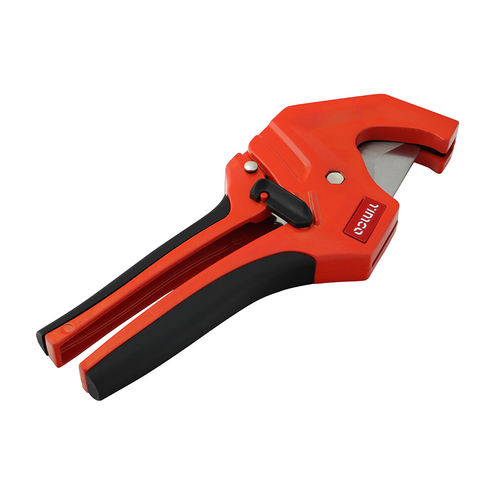Timco Premium Pipe Shears Heavy Duty Cuts 46mm Plastic PVC Pipes V-shaped Blade