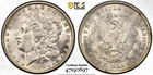 1889 O MORGAN SILVER DOLLAR PCGS AU58 GOLD SHIELD BLUE LABEL