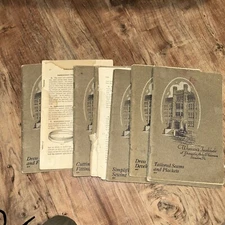 1920s Brooks Picken Woman's Institute Sewing Books Multi Set .  See Description