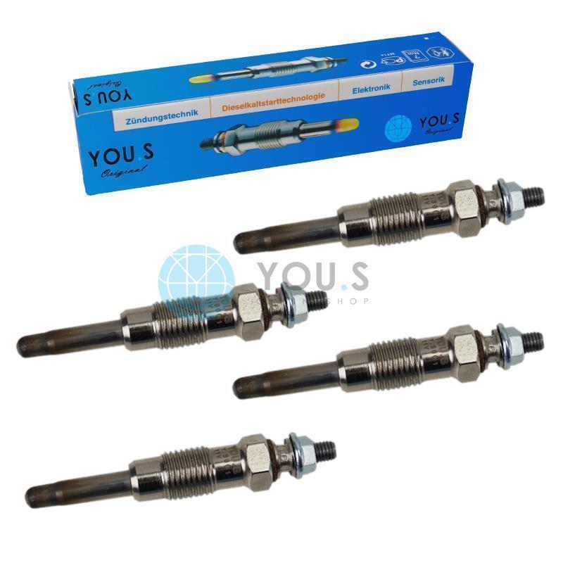 4 Pieces You.S Original Glow Plugs for BMW CITROEN DODGE MERCEDES