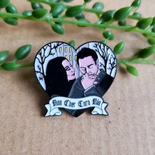 Addams Family Enamel Pin badge - Mon Cher Cara Mia valentines metal pin gift