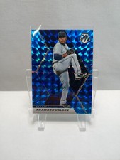 2021 Panini Prizm Mosaic Reactive Blue Framber Valdez  #83 Houston Astros