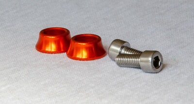 #ad #ad Vauxhall Astra H MK5 Zafira B MK2 Slam Panel Stainless Bolt amp; Orange Washer kit GBP 9.99