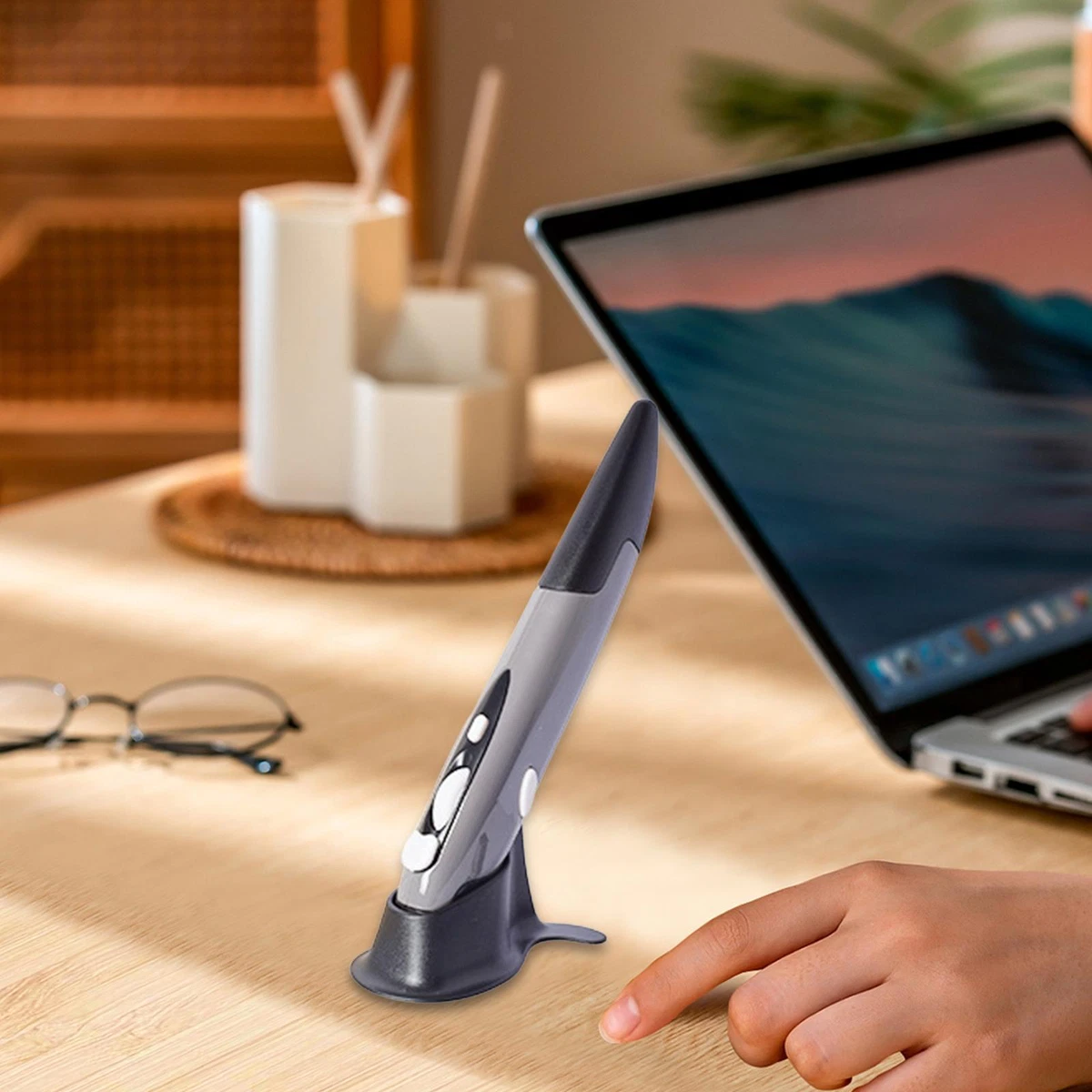 Mouse Pen 2.4G Creative Wireless Optical Pocket Pen for Computer PC Notebook