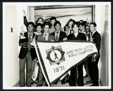 VTG PRESS PHOTO / BABE RUTH LEAGUE BASEBALLCHAMPS / PUERTO RICO 1971