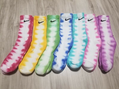 custom tie dye nike socks