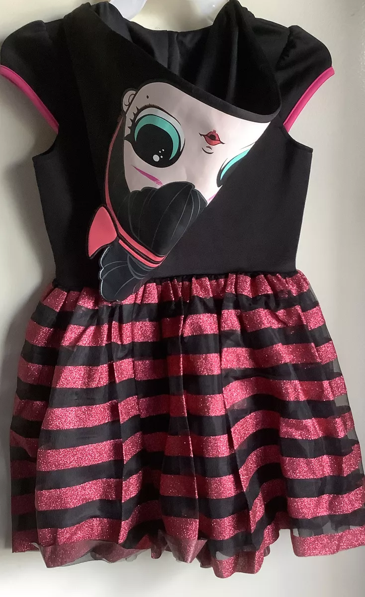 L.O.L. Surprise Robe capuche tutu crepy fille taille M 7 8 poup e LOL NEUF