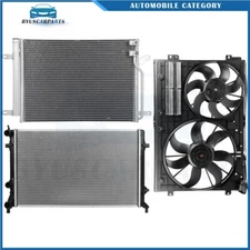 Electric Radiator Condenser Cooling Fan Kit For 2011-2013 Volkswagen For Jetta