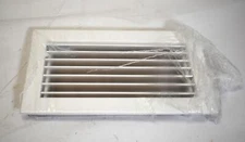 Hart & Cooley 011711 Steel Return Grill White 94A Series 12" x 6" Wall Opening
