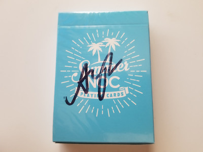 Autographed, Limited Edition Summer NOC (Blue) Playing Cards Deck