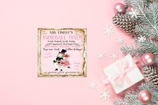 Mr. Frost's Snowball Diner Christmas Ornament Wood Mini Sign