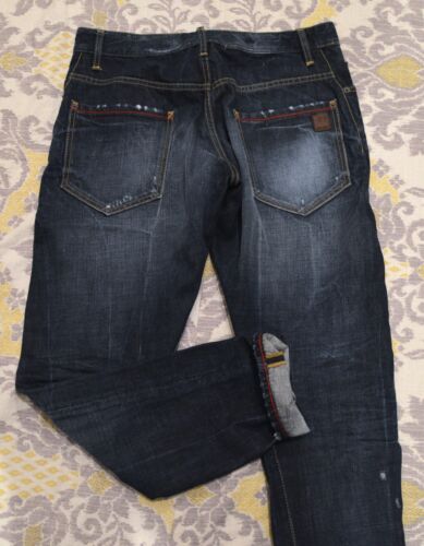 LN! DSQUARED2 D2 blue 5-pocket low-rise jeans Men's size 50 / 32 x 31 - Picture 4 of 4
