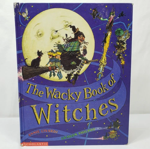 The Wacky Book Of Witches By Annie Civardi Vintage Halloween Hardcover 1992 Kids