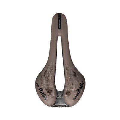 SELLE ITALIA SADDLE FLITE BOOST GRAVEL BROWN SUPERFLOW Ti316 S3