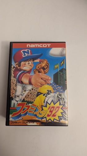 Namco Famista 92 Family Stadium Namcot Nintendo Famicom FC Baseball Retro Game