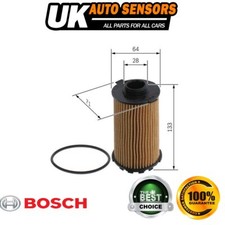 Fits Porsche 718 Boxster 2016-2024 2.0 2.5 4.0 + Other Models Bosch Oil Filter