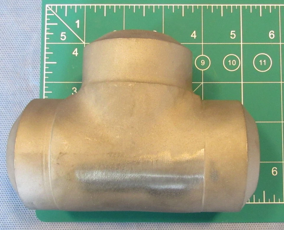 New 2" Butt Weld BW Tee Stainless Steel SS A403-WP316/316L XXS Seamless X-Strong - Image 2 of 4