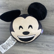 Disney Emoji Happy Smiling Laughing Mickey Mouse 12 Plush Pillow
