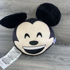 Disney Emoji Happy Smiling Laughing Mickey Mouse 12” Plush Pillow