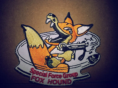 Foxhound Iron on Patch Retro Version from Metal Gear 2 for