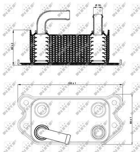Für NRF NRF 31296 Oil Cooler, engine oil 31296 Oil cooler fits: VOLVO C30, C70 - Bild 9