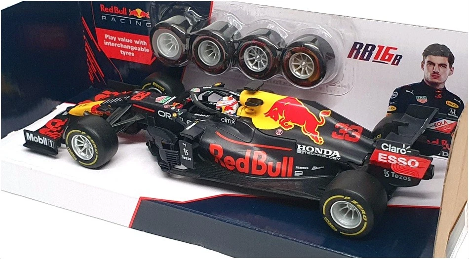 Burago escala 1/24 18-28015 - F1 Red Bull RB16B - #33 Max Verstappen Foto 2 de 4