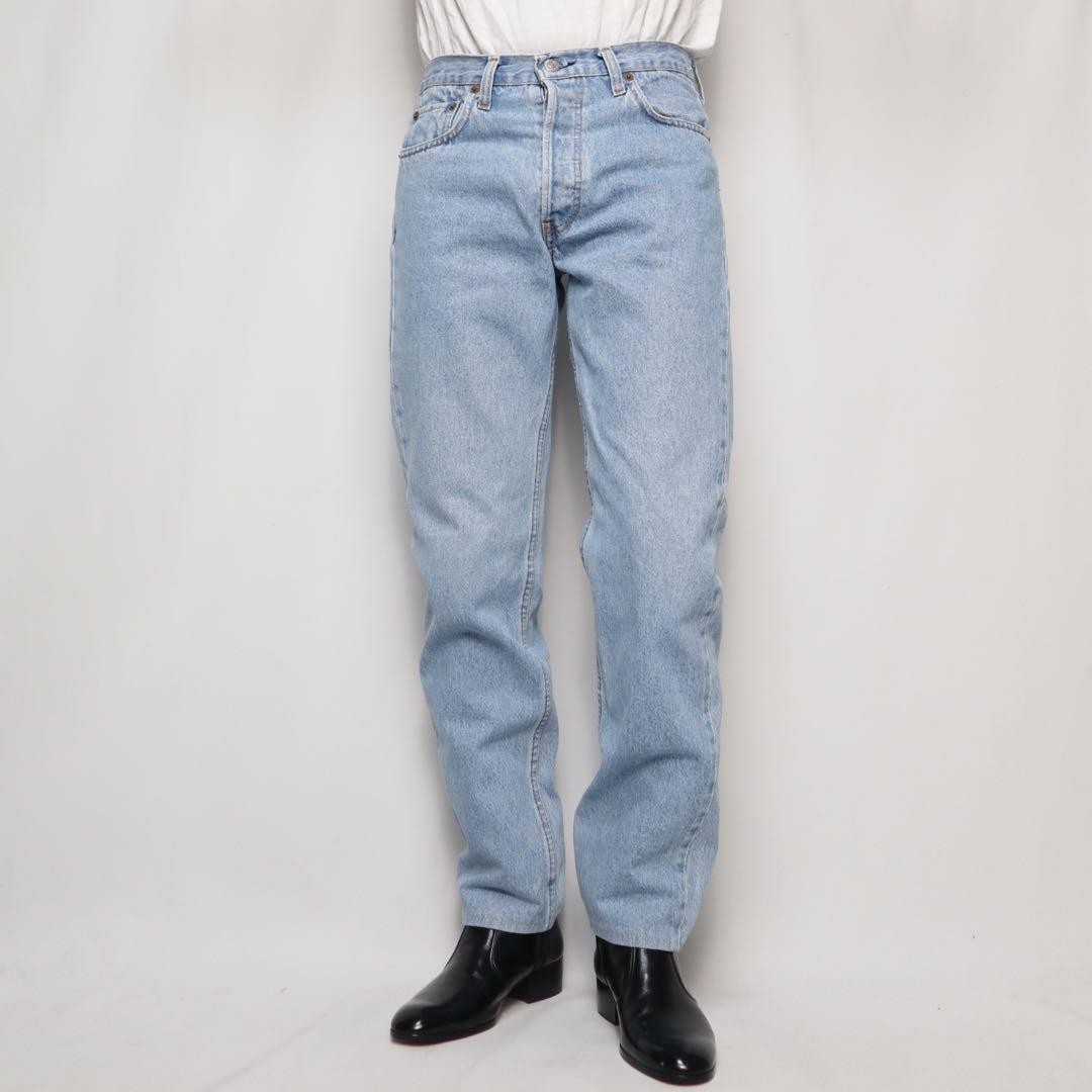 Levi's 501 Jeans W29 Made in USA Light Blue 90s/00s Used | eBay