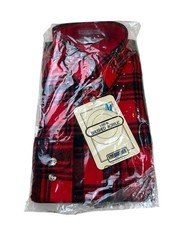 Vintage Five Brother M 15-15.5 Buffalo Plaid Flannel NWT