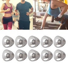 10 Pcs Hearing Aids Dome Soft Open Domes Black Layer Replacements Eartip