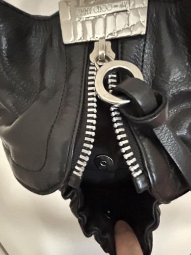 Jimmy Choo Bolso de Hombro Bandolera Cuero Negro para Mujer de Japón - Imagen 14 de 24