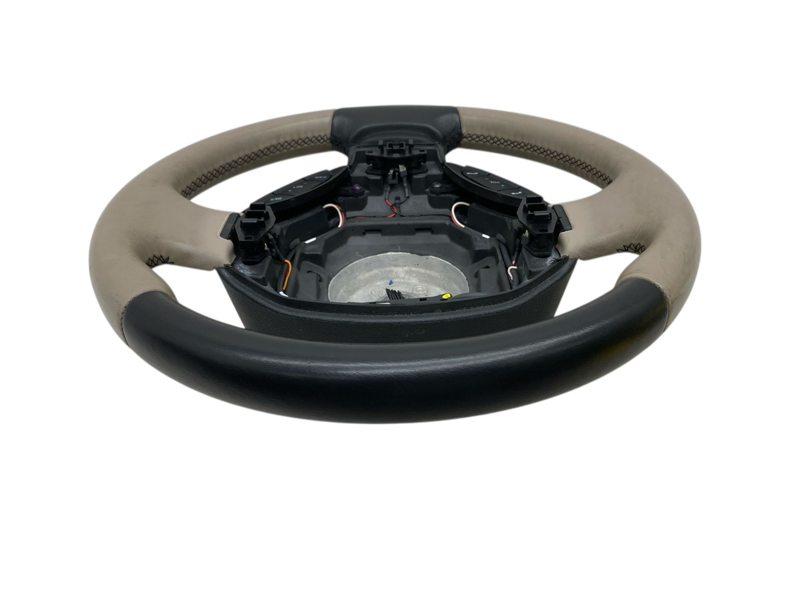 2004-2016 Aston Martin DB9 Oem Driver Steering Wheel W/ Cruise Control Ice Mocha