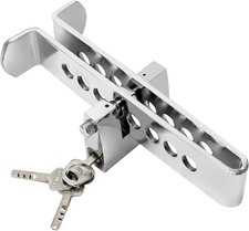 Stainless Steel Brake Pedal Lock Security Car Auto Clutch Lock Anti-theft W3key Stainless Steel Brake Pedal Lock Security Car Auto Clutch Lock Anti-theft W3key