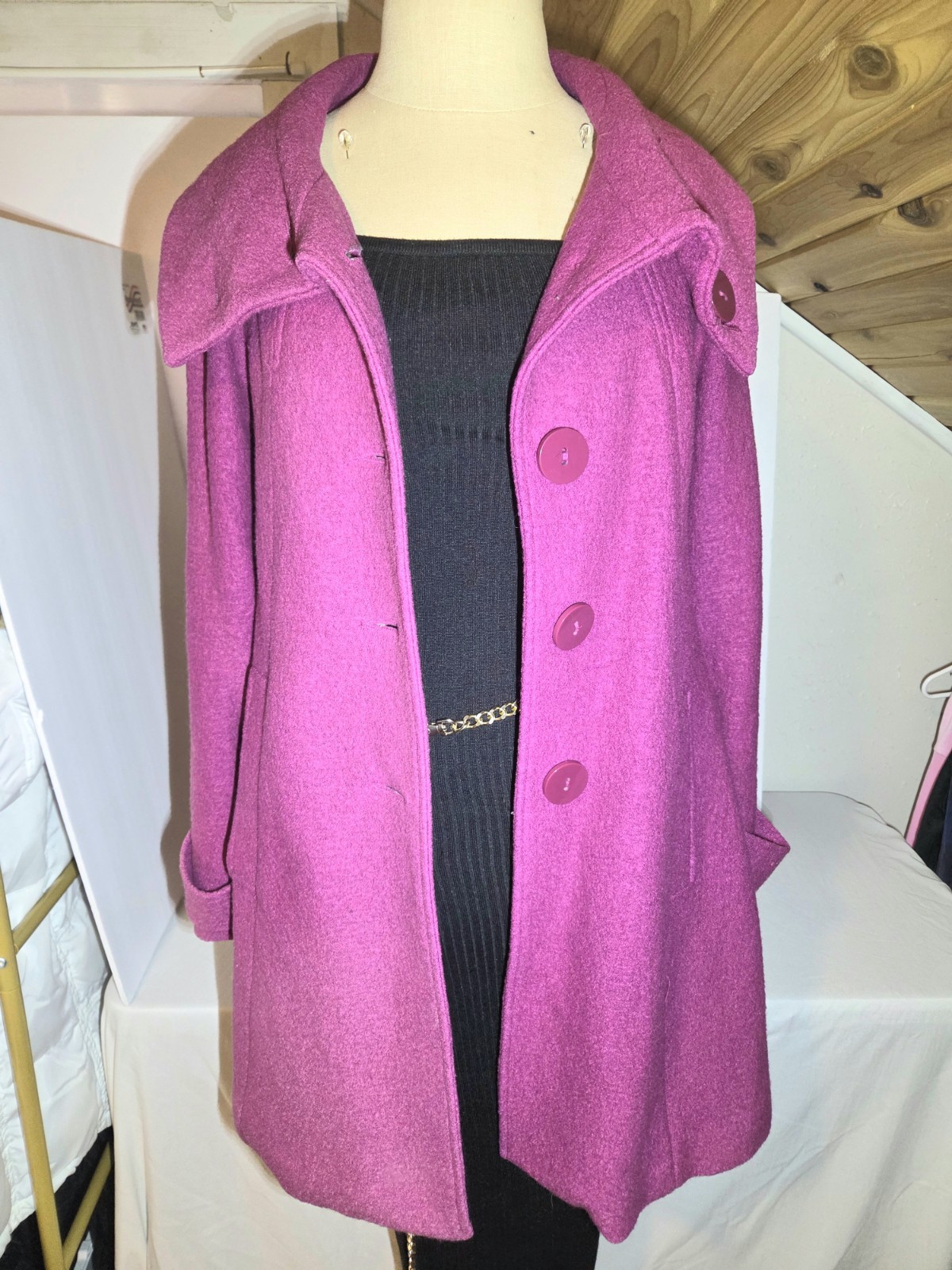 Women's Fall/winter Jacket Pink Small/medium H&M … - image 3