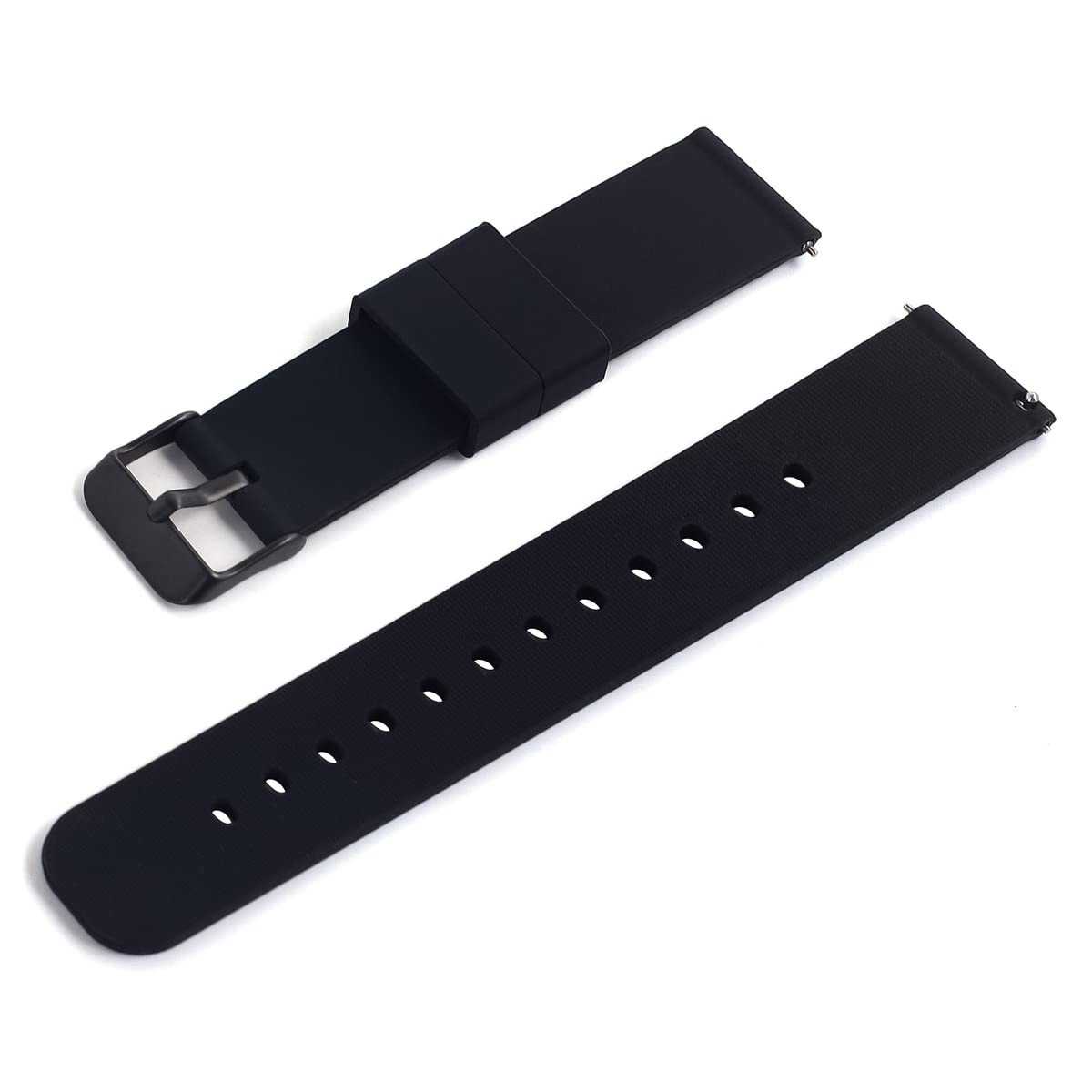 Bracelet de montre sport en silicone souple et anti-transpirant pour homme