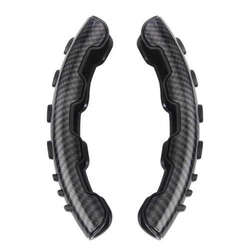 Cubierta de refuerzo de volante de fibra de carbono para Honda Civic Accord CRV antideslizante - Imagen 2 de 6