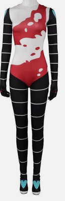 Helluva Boss Fizzarolli Cosplay Printed Jumpsuits Hazbin Hotel Halloween Costume